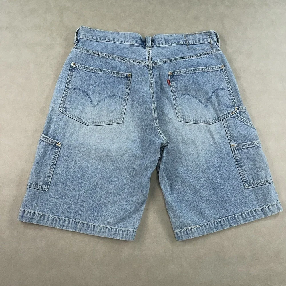 Vintage Levis Carpenter Shorts Mens 34 Baggy Jorts Skater Grunge Y2K (Fit 36x11)